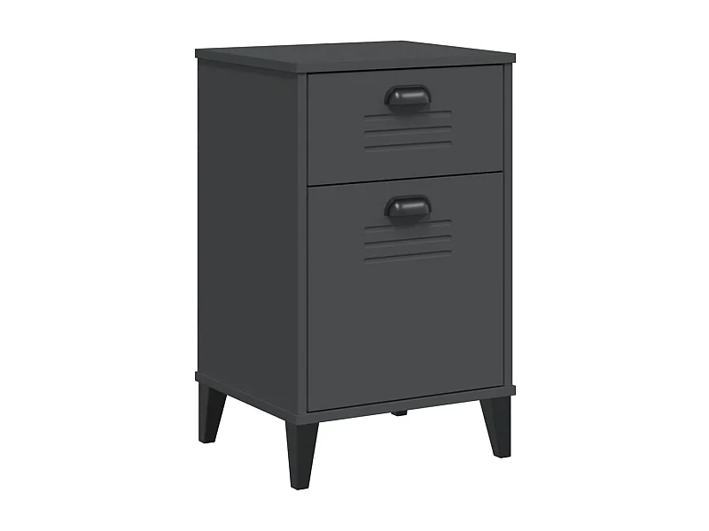 Nyfsa  Comodino VIKEN Antracite in Legno Multistrato