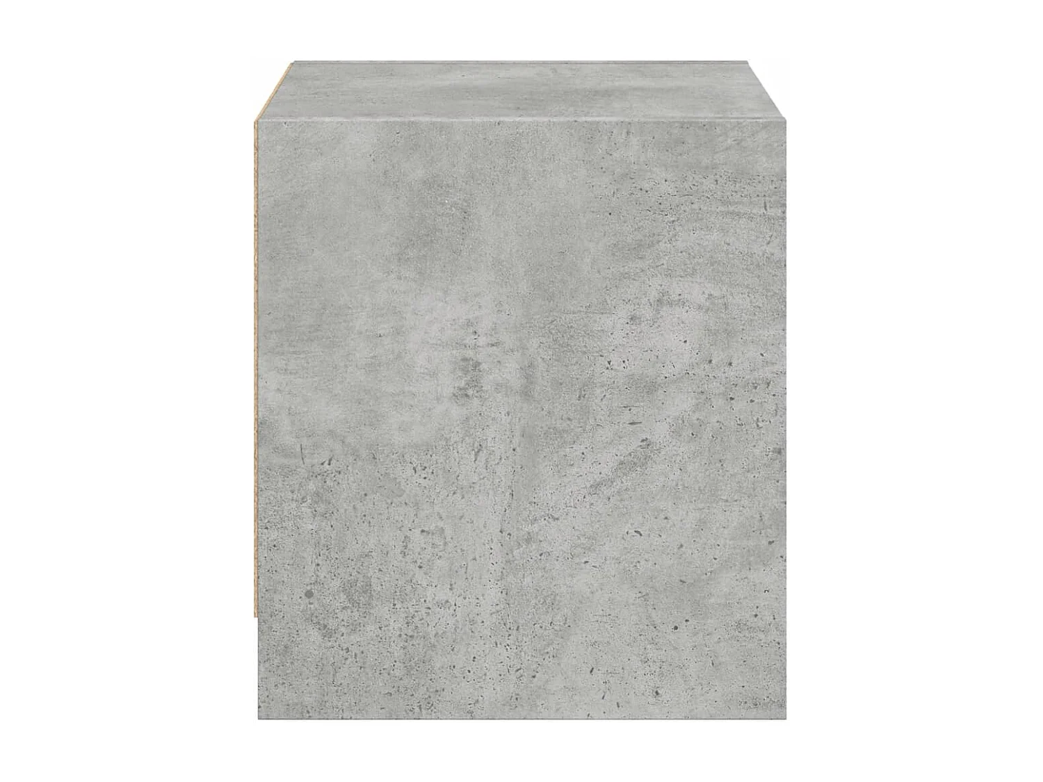 Butte  Mesitas noche puertas de vidrio 2 uds gris hormigón 35x37x42 cm