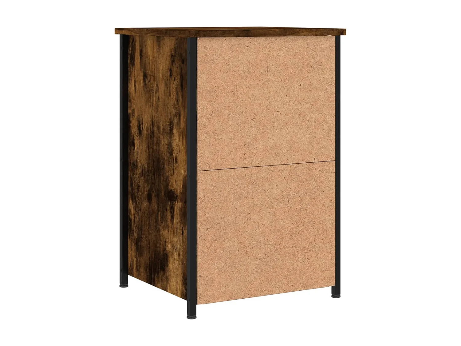 Elorin  Tables de chevet 2 pcs chêne fumé 40x36x60 cm bois d’ingénierie