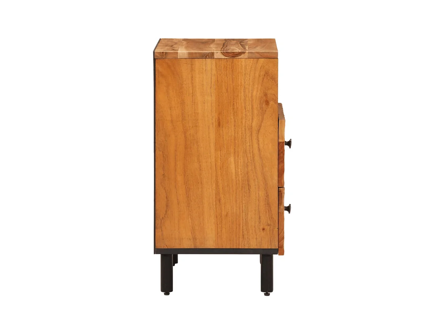 Yilmaz  Table de chevet 50x33x60 cm bois d'acacia solide