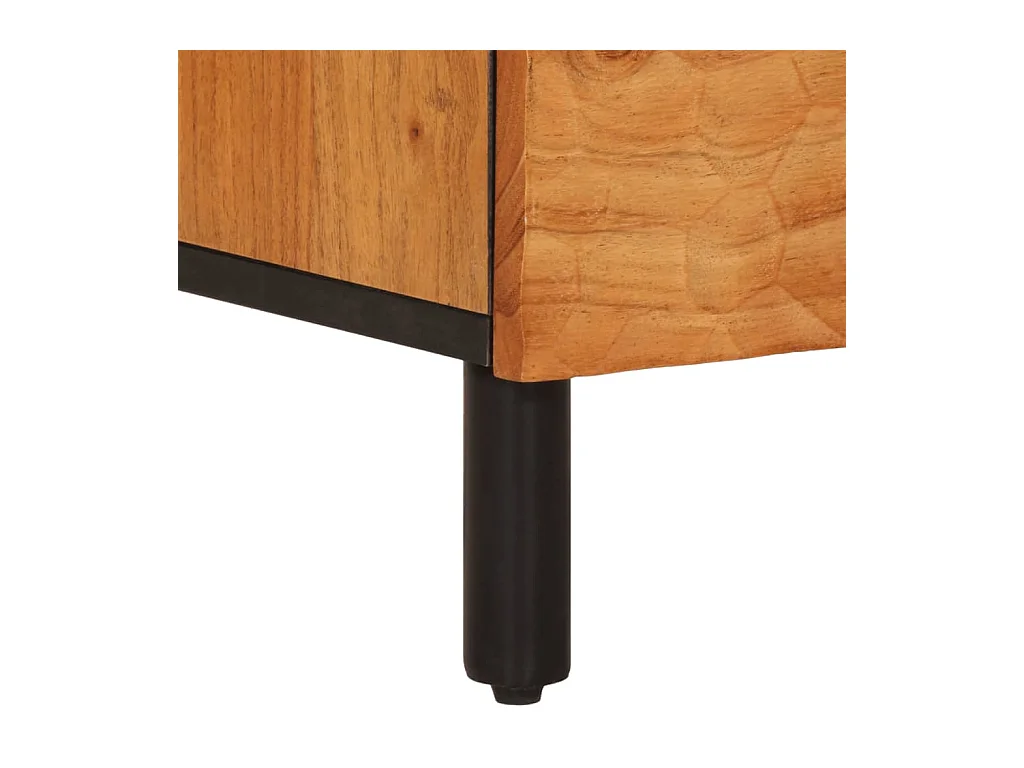 Yilmaz  Table de chevet 50x33x60 cm bois d'acacia solide