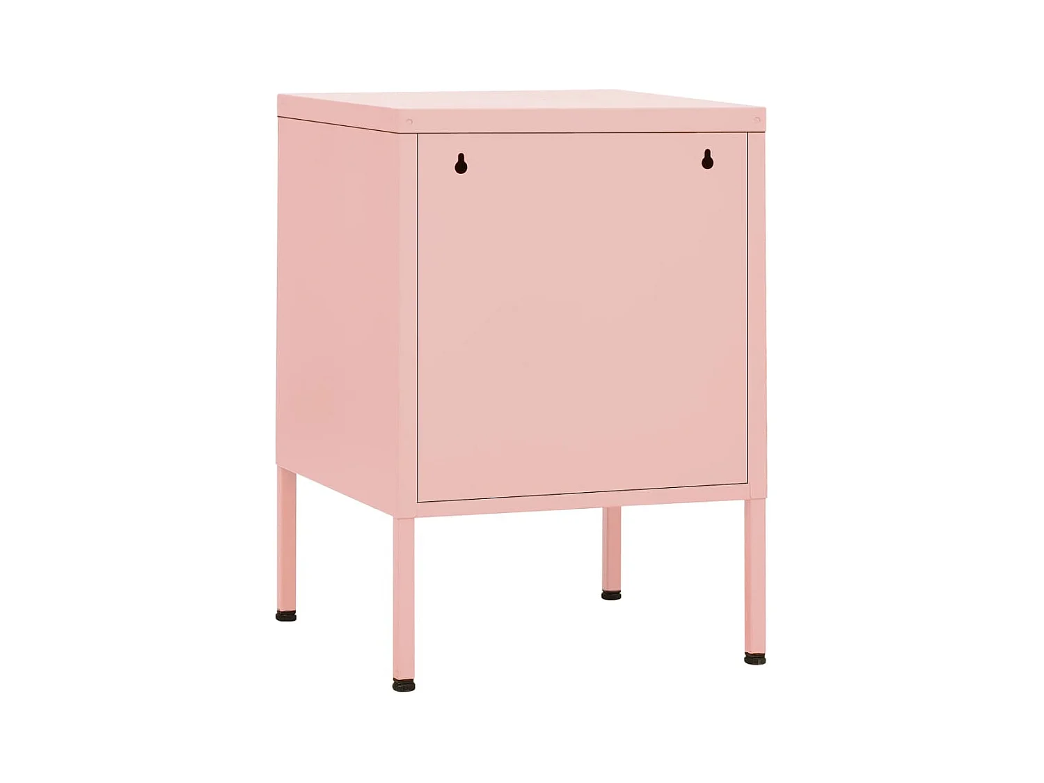 Lakeland  Table de chevet Rose 35x35x51 cm Acier