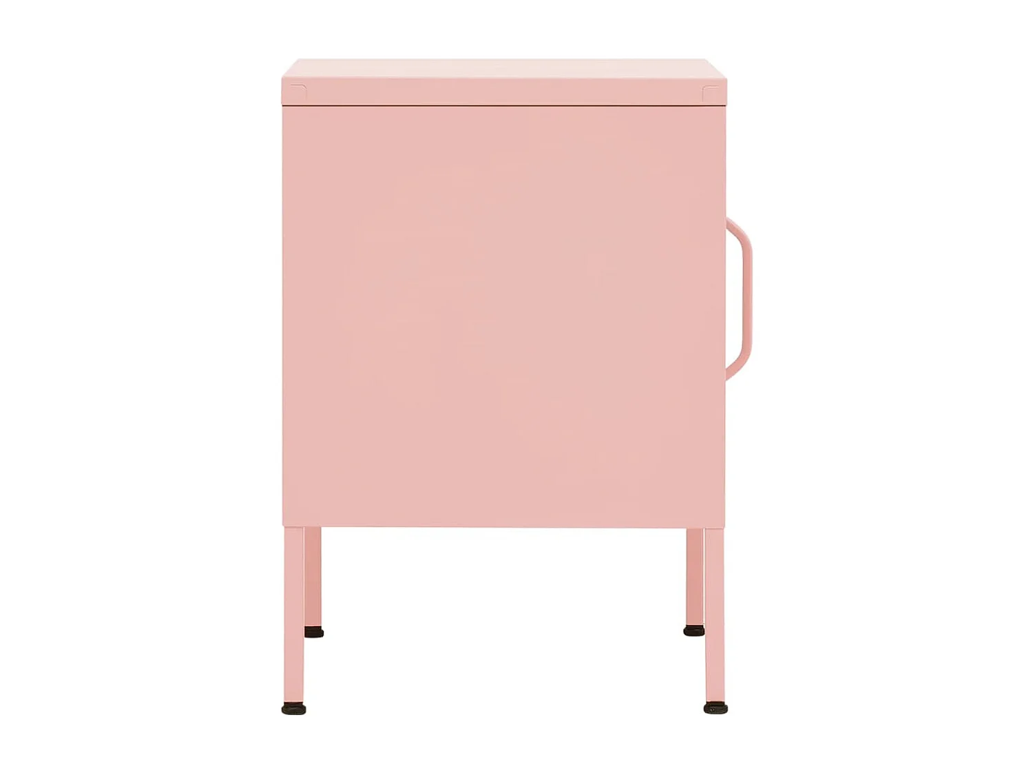 Lakeland  Table de chevet Rose 35x35x51 cm Acier