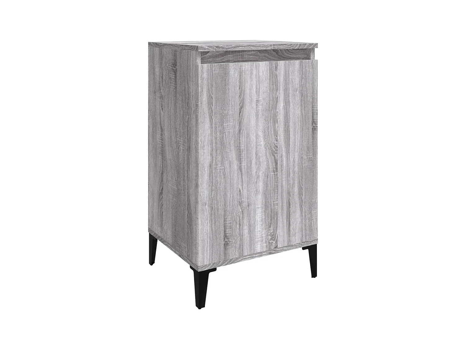 Riley Mae  Table de chevet sonoma gris 40x35x70 cm bois d'ingénierie