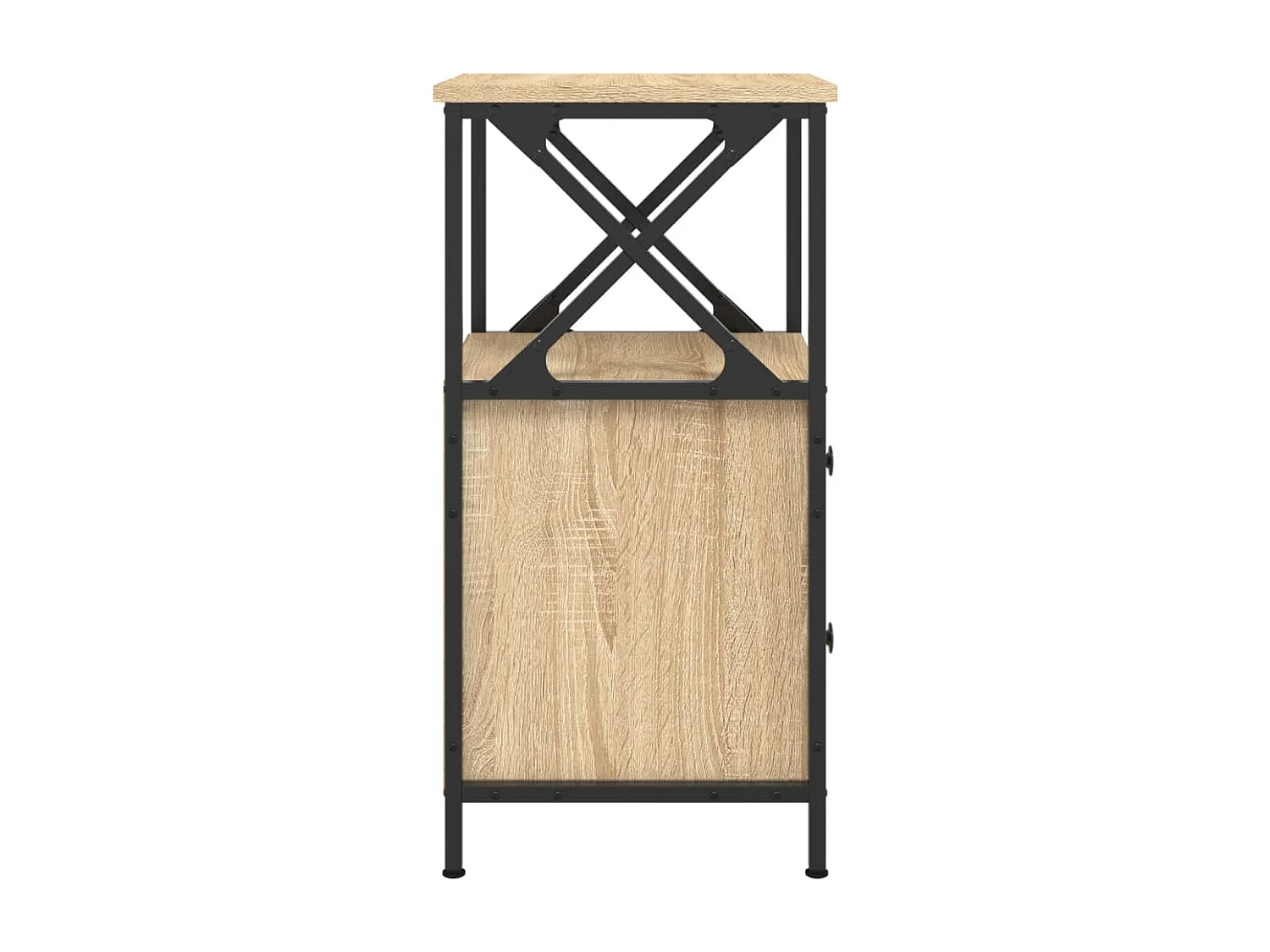 Quinn Hope  Table de chevet chêne sonoma 34x35,5x70 cm bois d'ingénierie