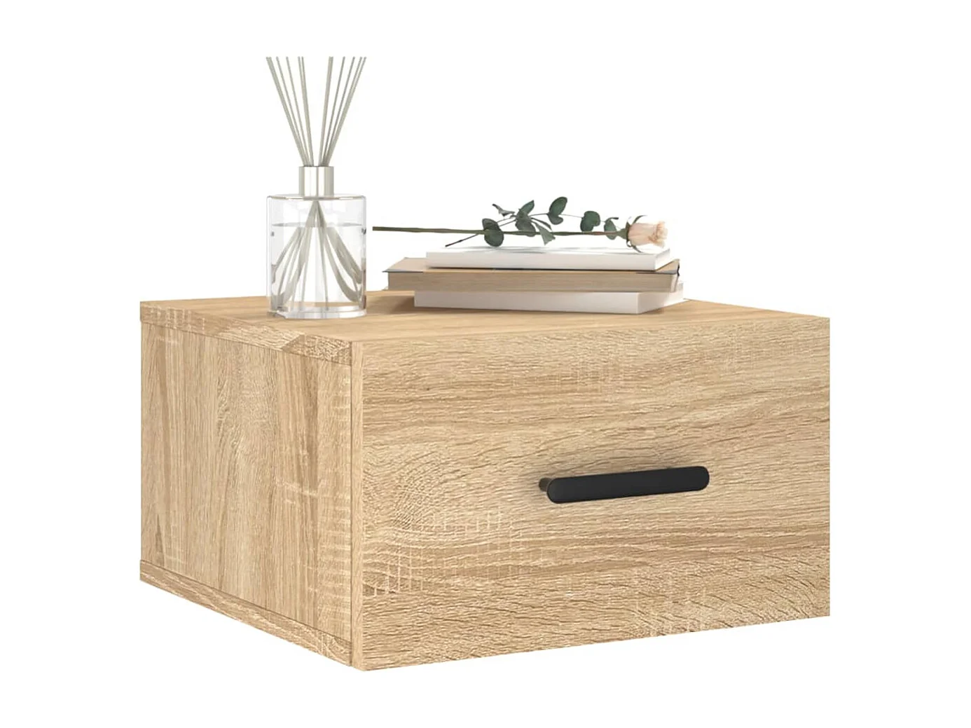 Cataula  Tables de chevet murales 2 pcs chêne sonoma 35x35x20 cm