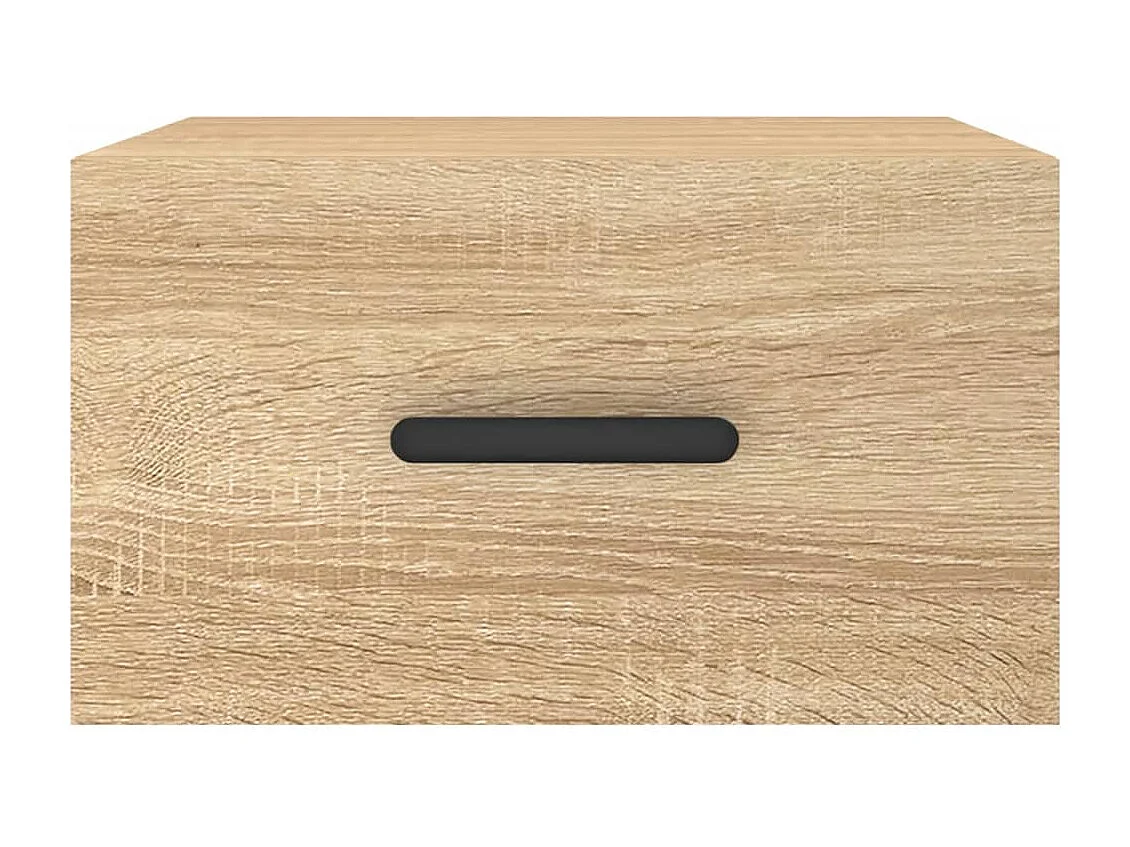 Cataula  Tables de chevet murales 2 pcs chêne sonoma 35x35x20 cm