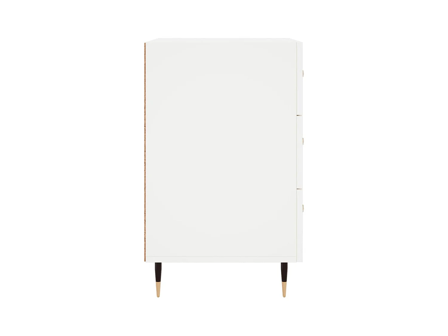 Maria Elise  Table de chevet blanc 40x40x66 cm bois d'ingénierie