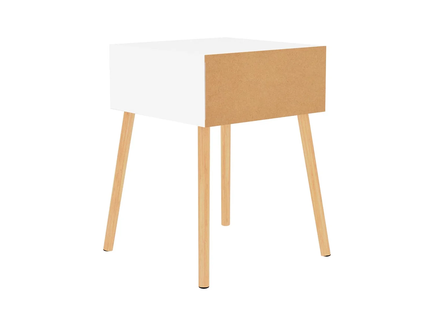 Wellsville  Tables de chevet 2 pcs Blanc 40x40x56 cm Bois d'ingénierie