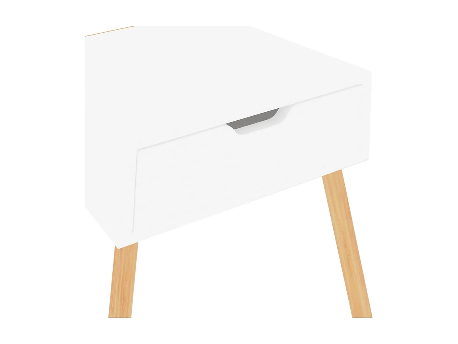 Wellsville  Tables de chevet 2 pcs Blanc 40x40x56 cm Bois d'ingénierie