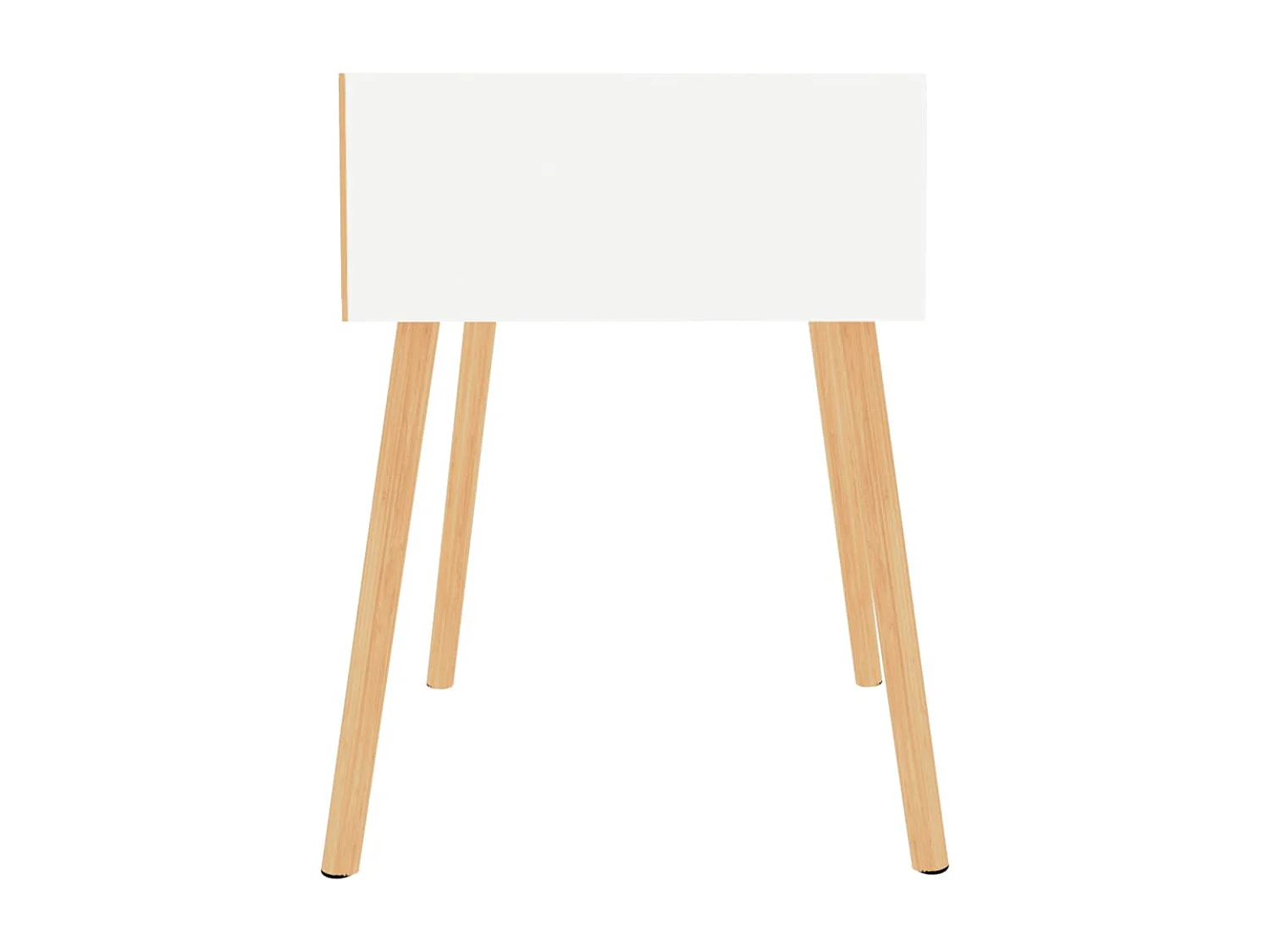 Wellsville  Comodini 2 pz Bianc 40x40x56 cm in Legno Multistrato