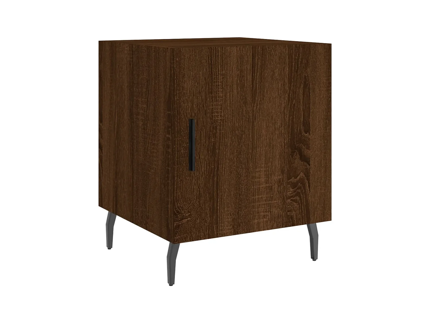 Volda  Tables de chevet 2pcs chêne marron 40x40x50cm bois d'ingénierie