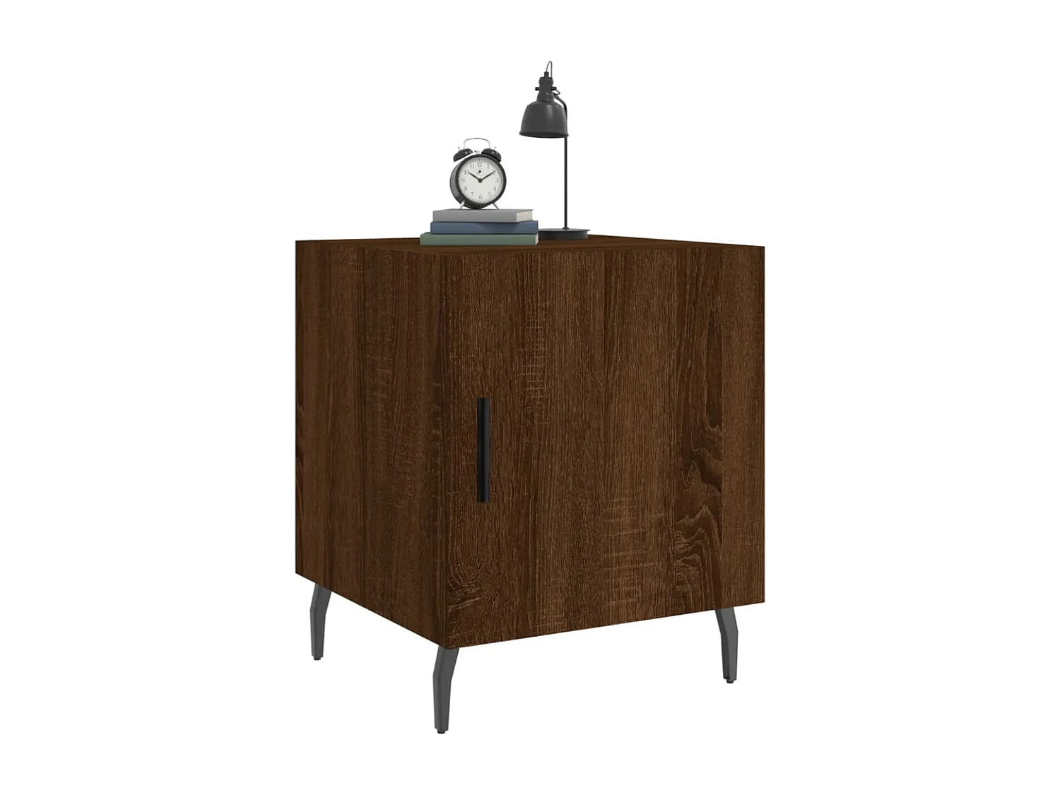 Volda  Tables de chevet 2pcs chêne marron 40x40x50cm bois d'ingénierie