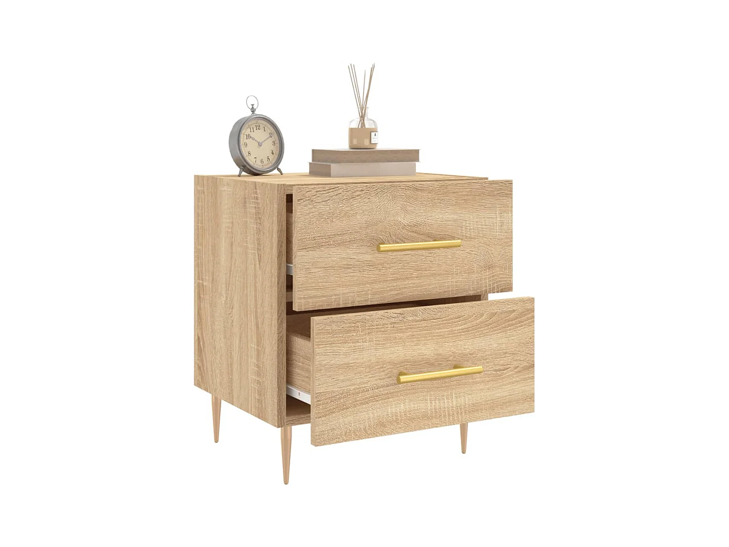 Villa Park  Tables de chevet 2 pcs chêne sonoma 40x35x47,5 cm