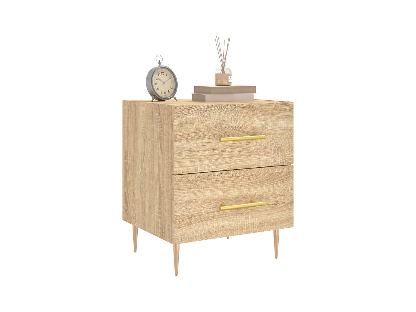 Villa Park  Tables de chevet 2 pcs chêne sonoma 40x35x47,5 cm