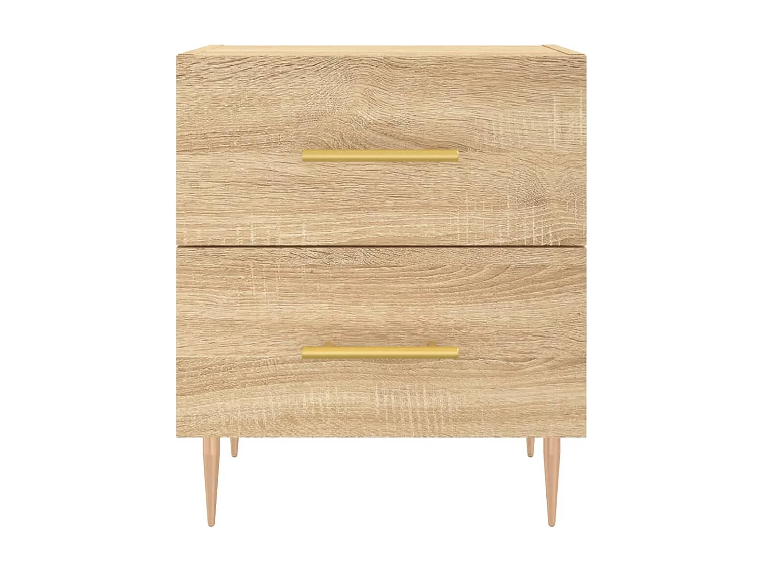 Villa Park  Nachttische 2 Stk. Sonoma-Eiche 40x35x47,5 cm Holzwerkstoff