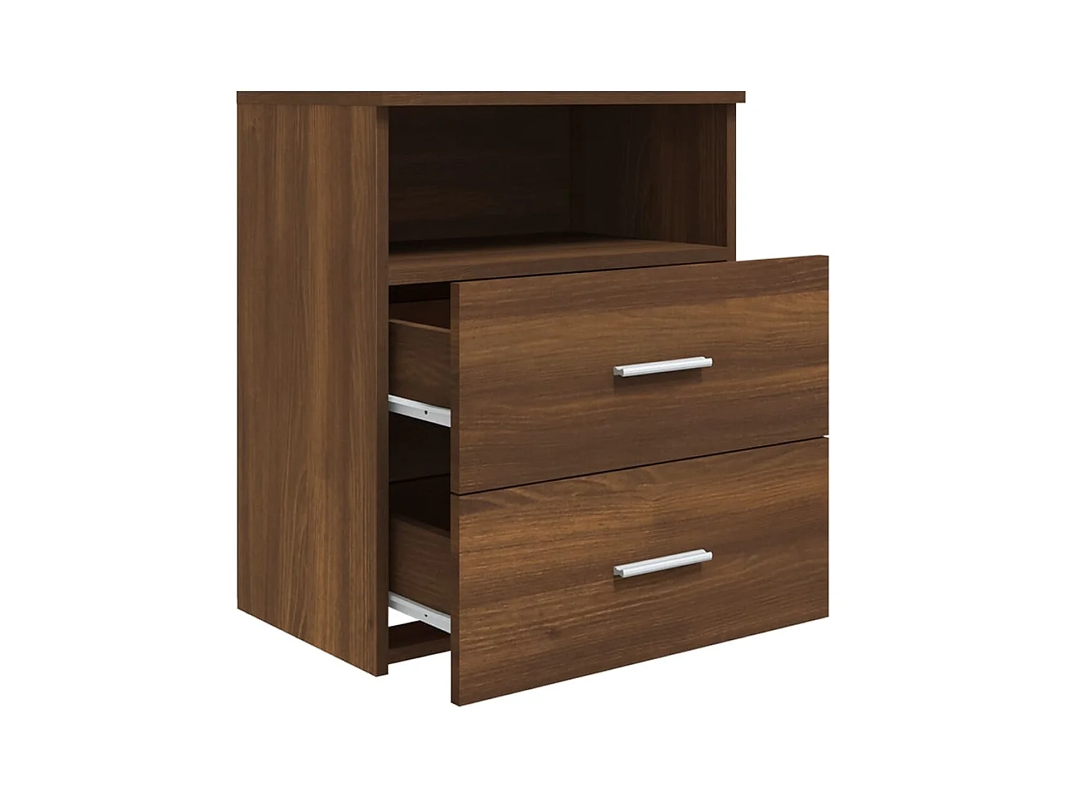 Oldenzaal  Tables de chevet 2 pcs Chêne marron 50x32x60 cm