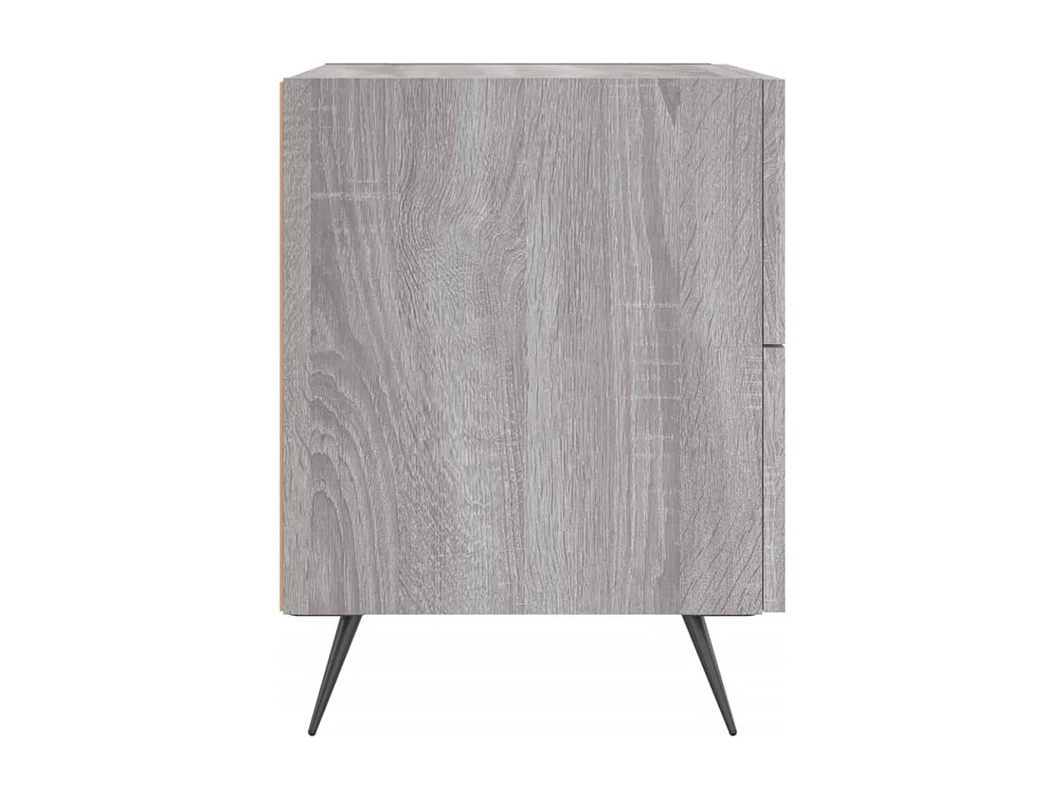 Yvella  Tables de chevet 2 pcs sonoma gris 40x35x47,5 cm