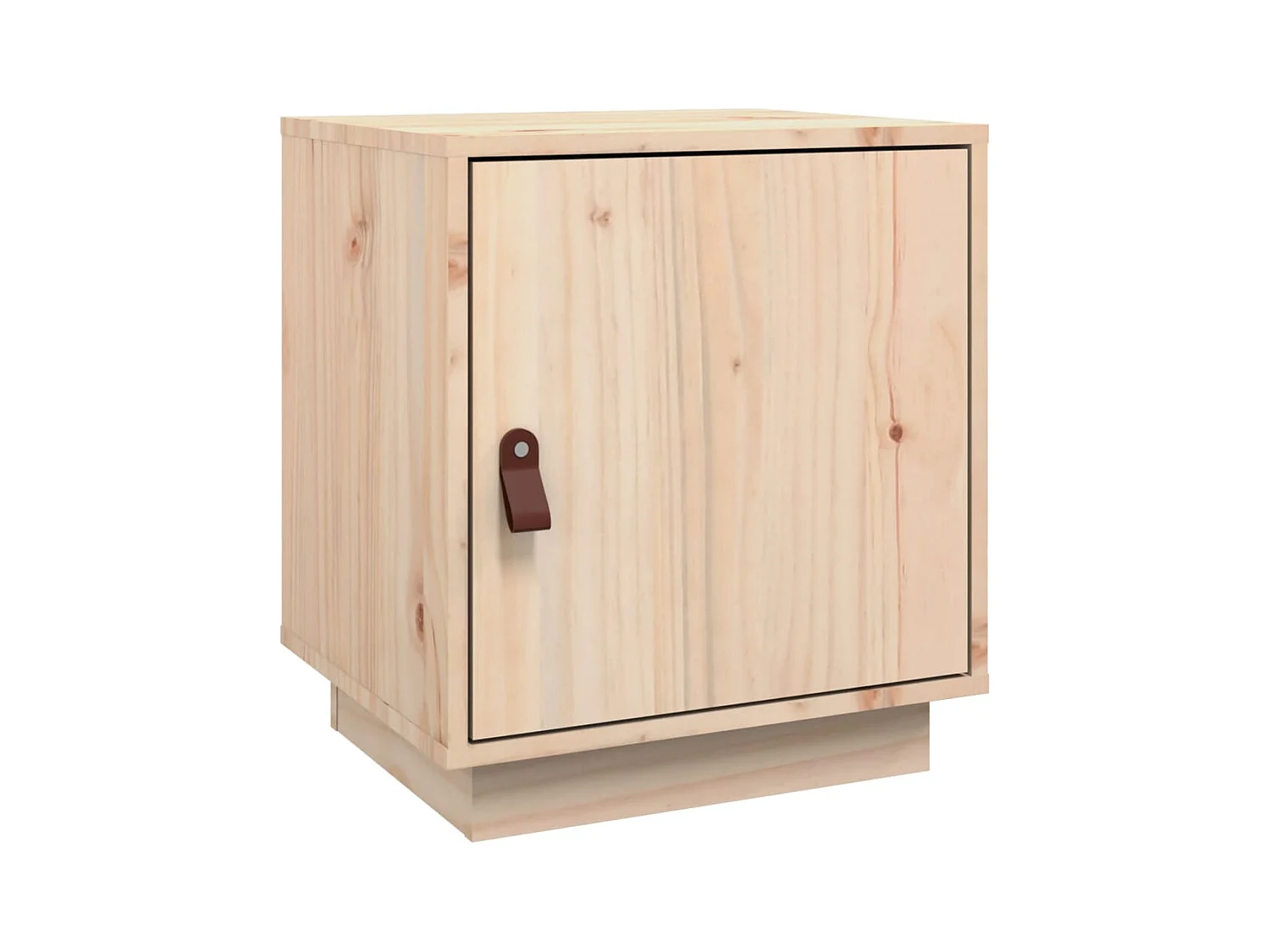Clark Mills  Comodino 40x34x45 cm in Legno Massello di Pino