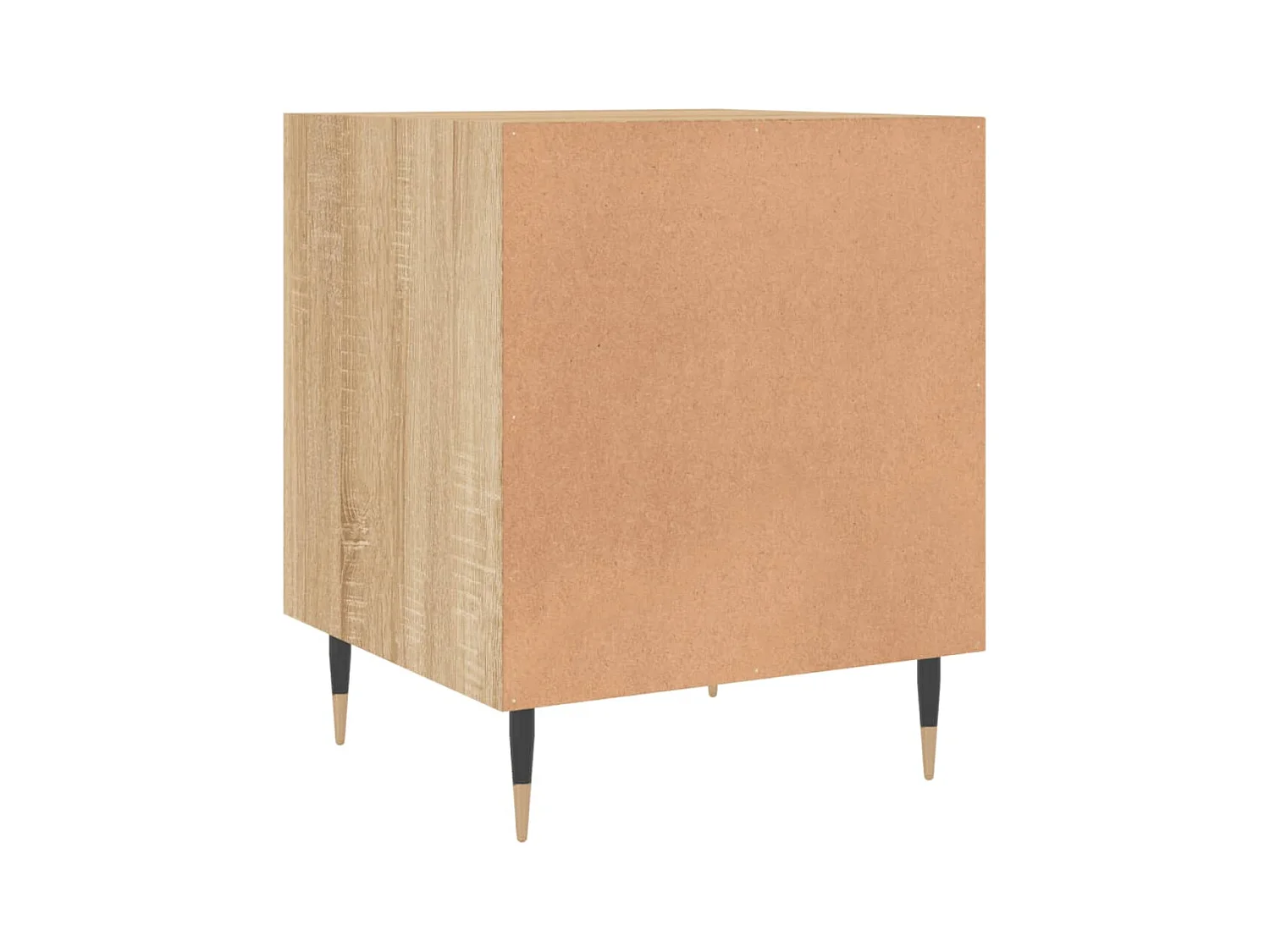 Hayke  Tables de chevet 2 pcs chêne sonoma 40x40x50 cm bois ingénierie