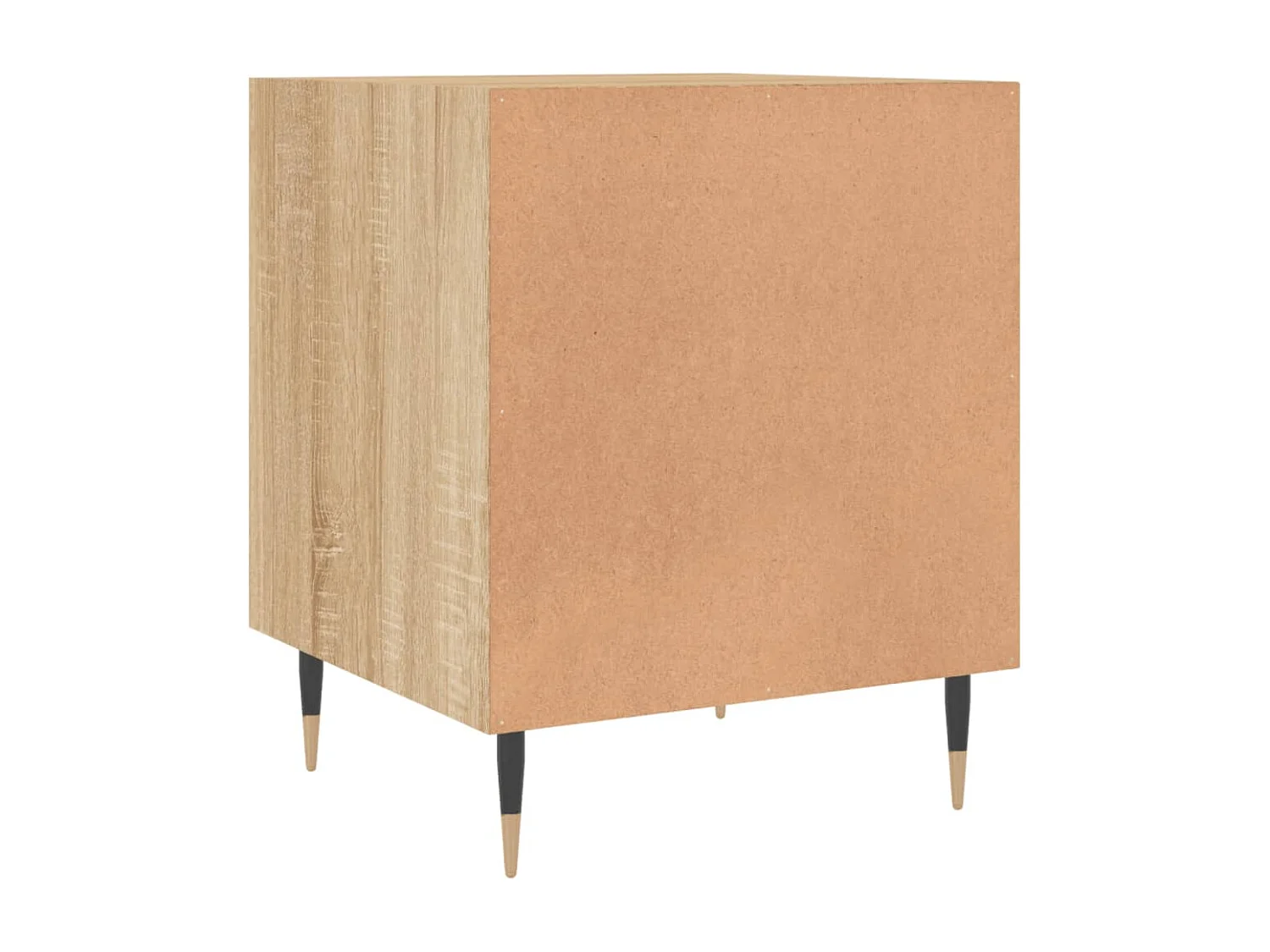 Hayke  Tables de chevet 2 pcs chêne sonoma 40x40x50 cm bois ingénierie