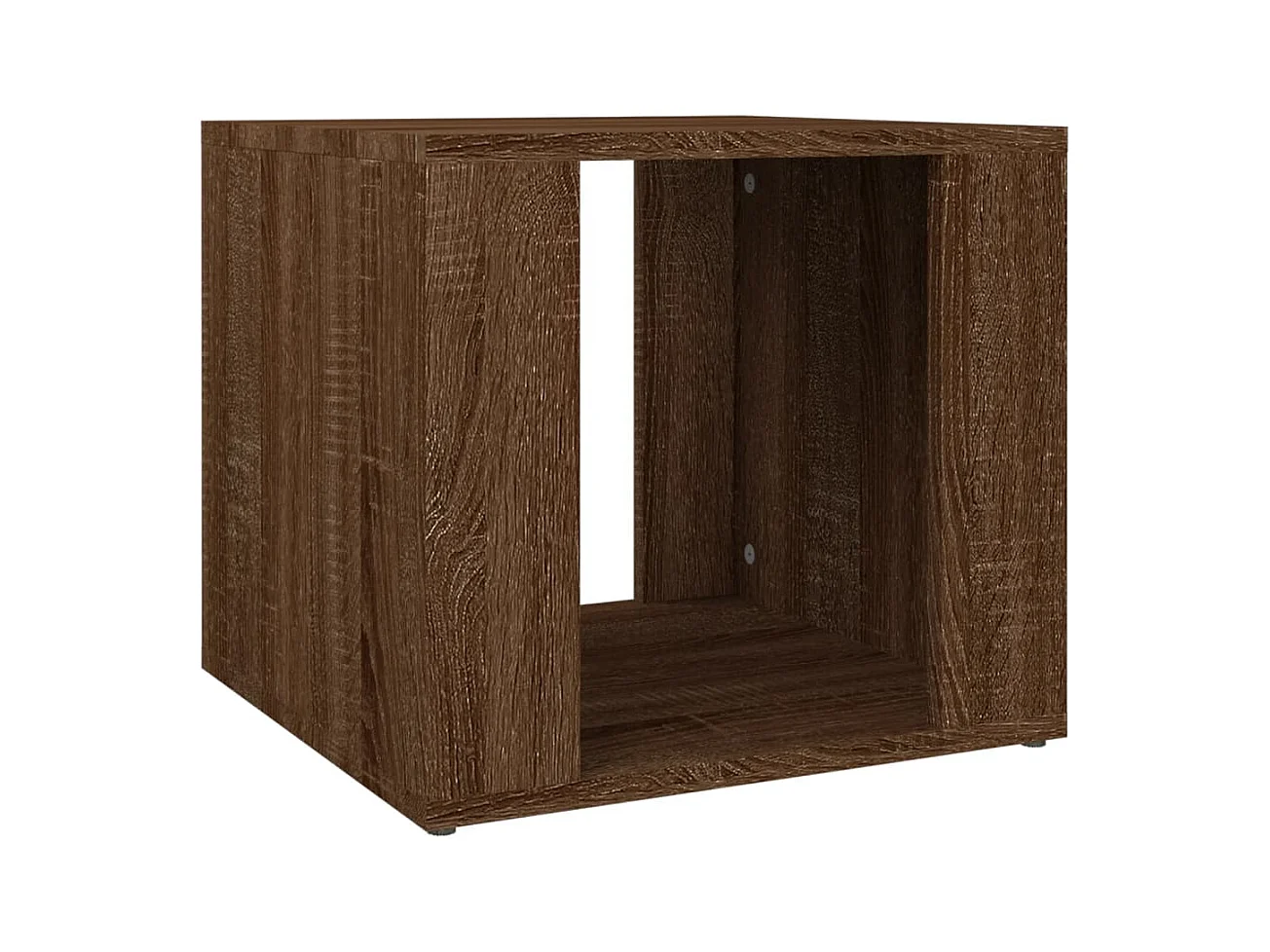 Alpena  Table de chevet Chêne marron 41x40x36 cm Bois d'ingénierie