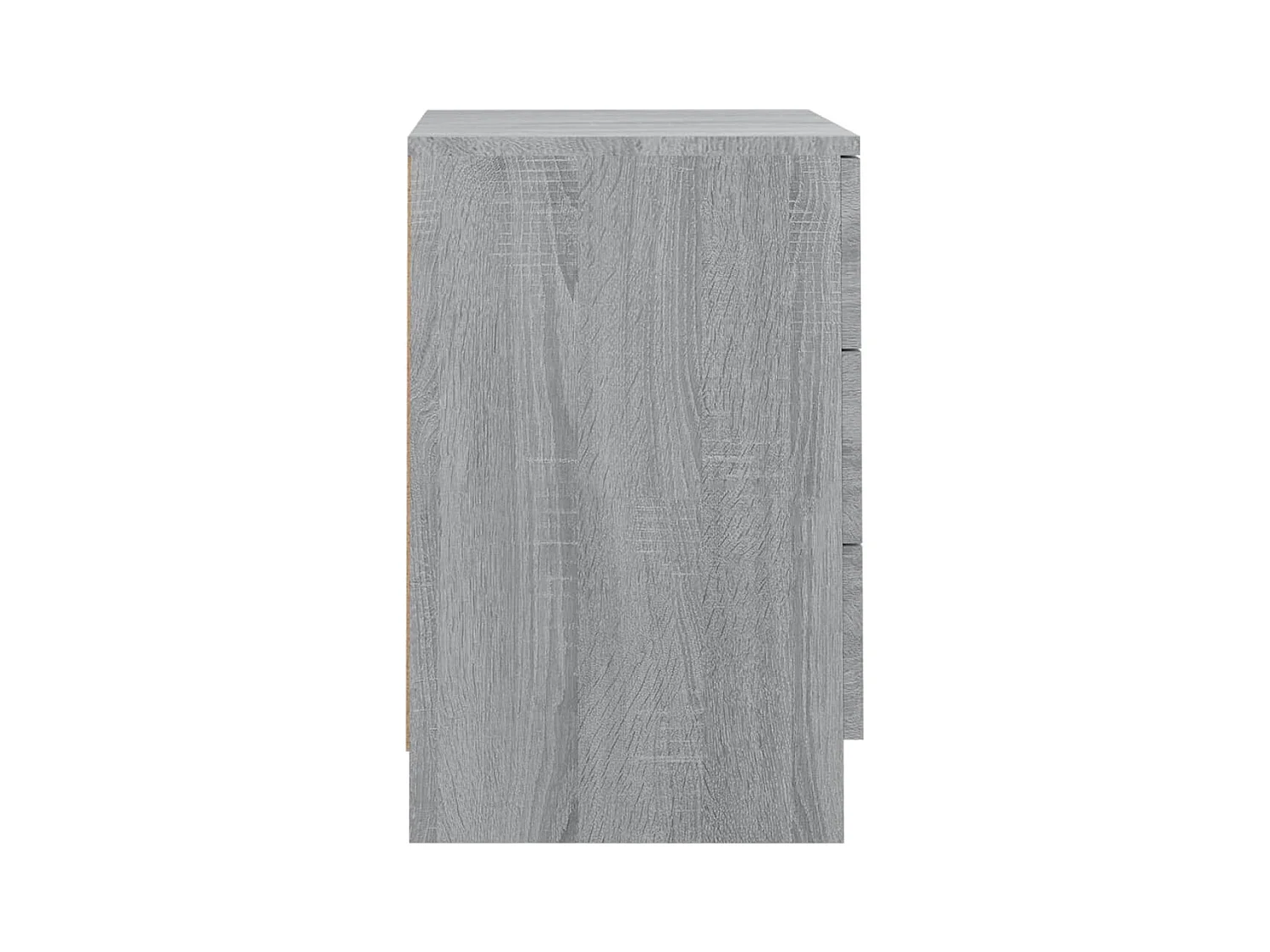 Drumraney  Table de chevet Sonoma gris 38x35x56 cm Bois d'ingénierie