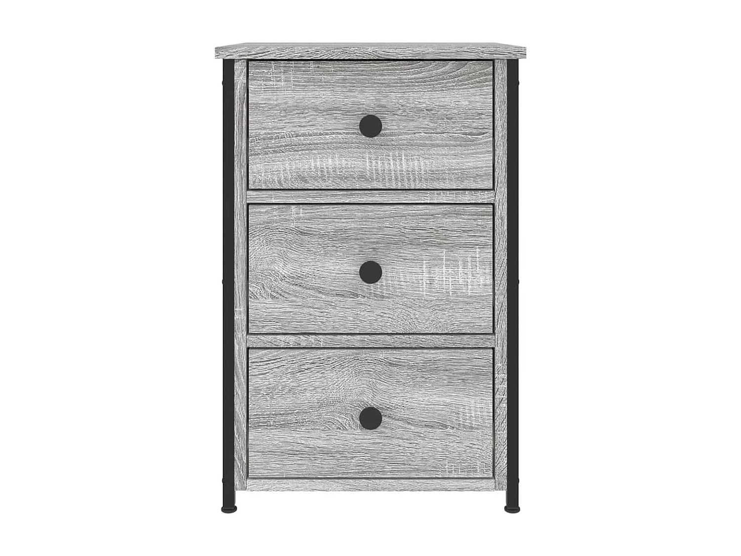 Elorin  Tables de chevet 2 pcs sonoma gris 40x36x60cm bois d'ingénierie
