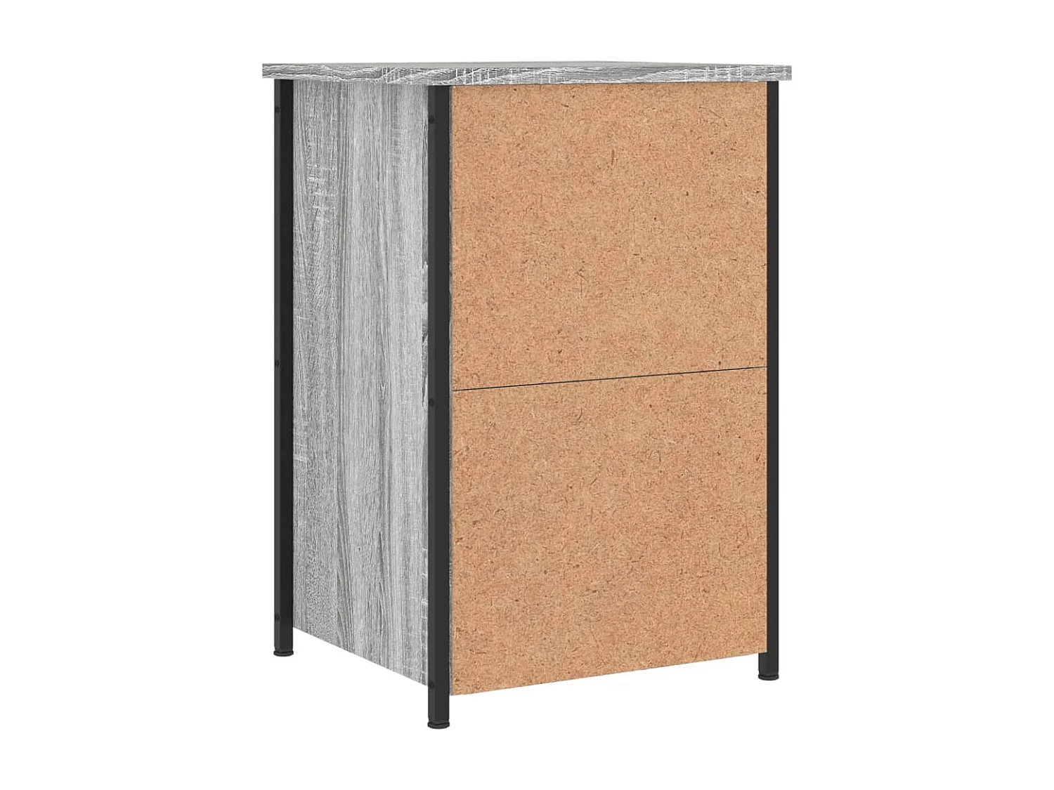 Elorin  Tables de chevet 2 pcs sonoma gris 40x36x60cm bois d'ingénierie