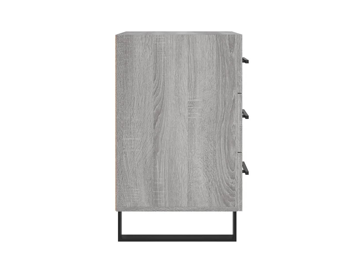 Eilven  Table de chevet sonoma gris 40x40x66 cm bois d'ingénierie