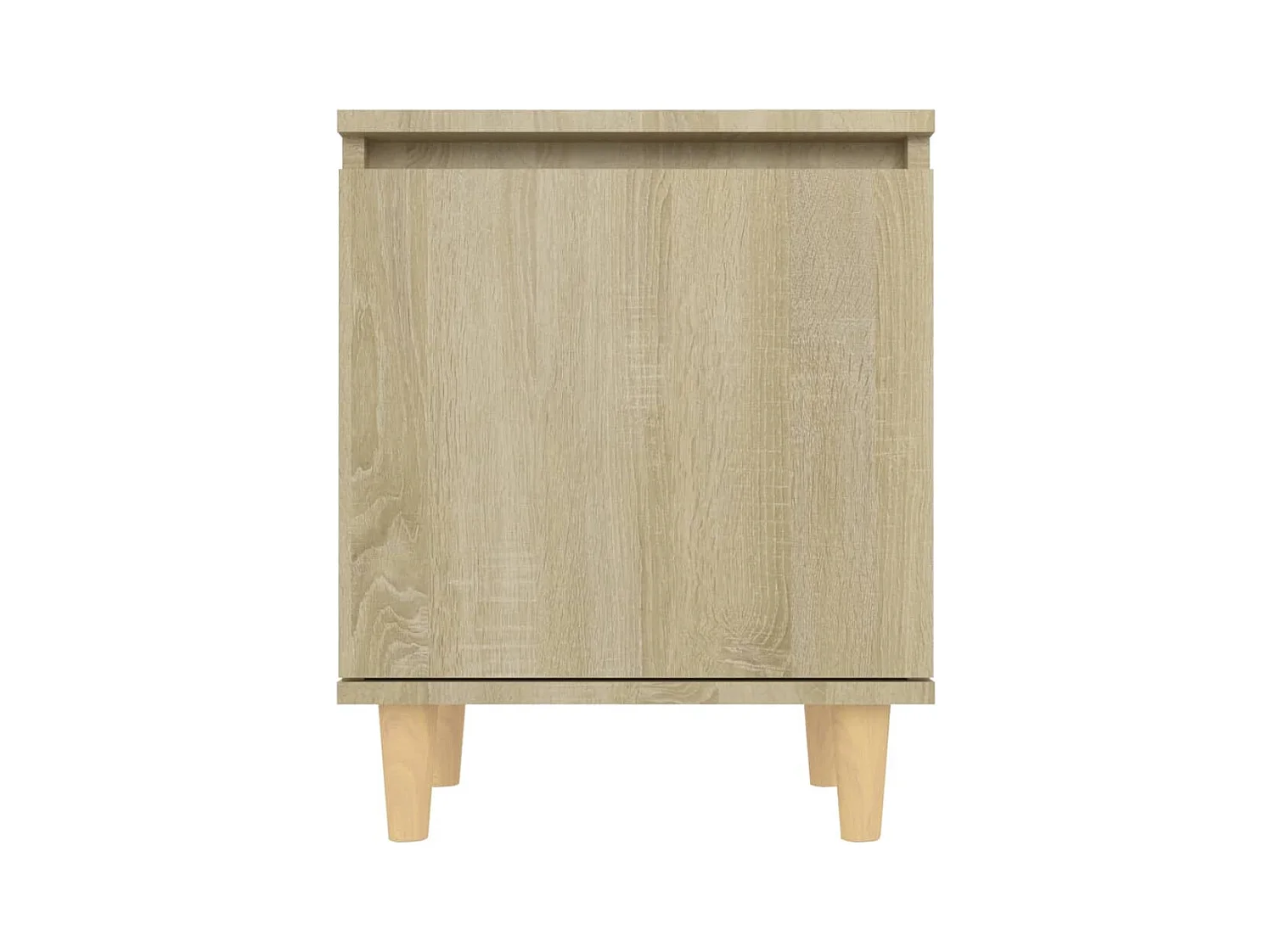 Zwolle  Table de chevet avec pieds en bois Chêne sonoma 40x30x50 cm