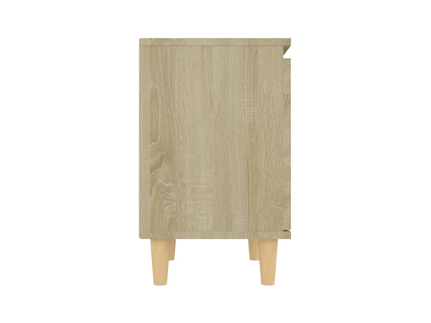 Zwolle  Table de chevet avec pieds en bois Chêne sonoma 40x30x50 cm