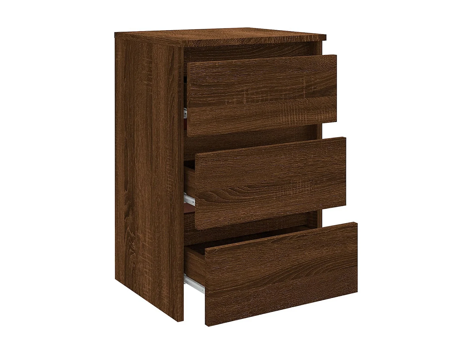 Altamonte Springs  Nachttisch Braun Eichen-Optik 40x35x62,5 cm Holzwerkstoff