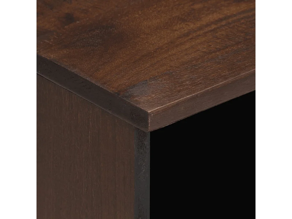 Murdin  Nachtkastjes 2 st 40x34x46 cm massief mangohout