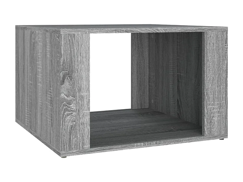 Zalindra  Table de chevet Sonoma gris 57x55x36 cm Bois d'ingénierie