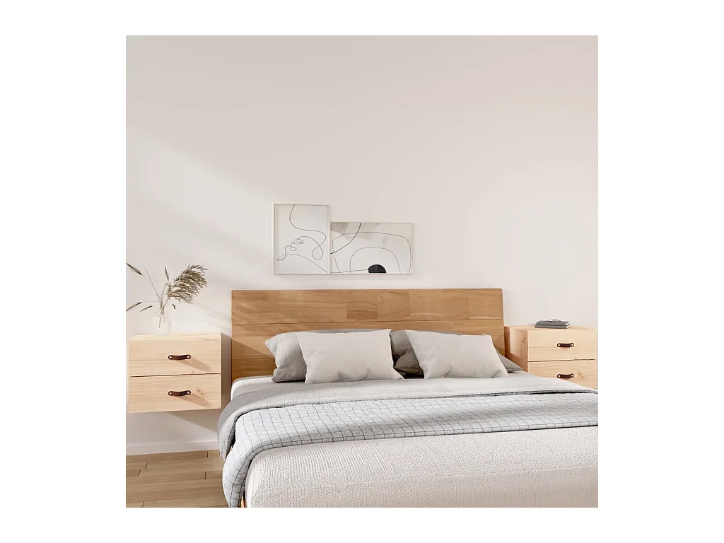 Elmont  Tables de chevet murales 2 pcs 50x36x40 cm