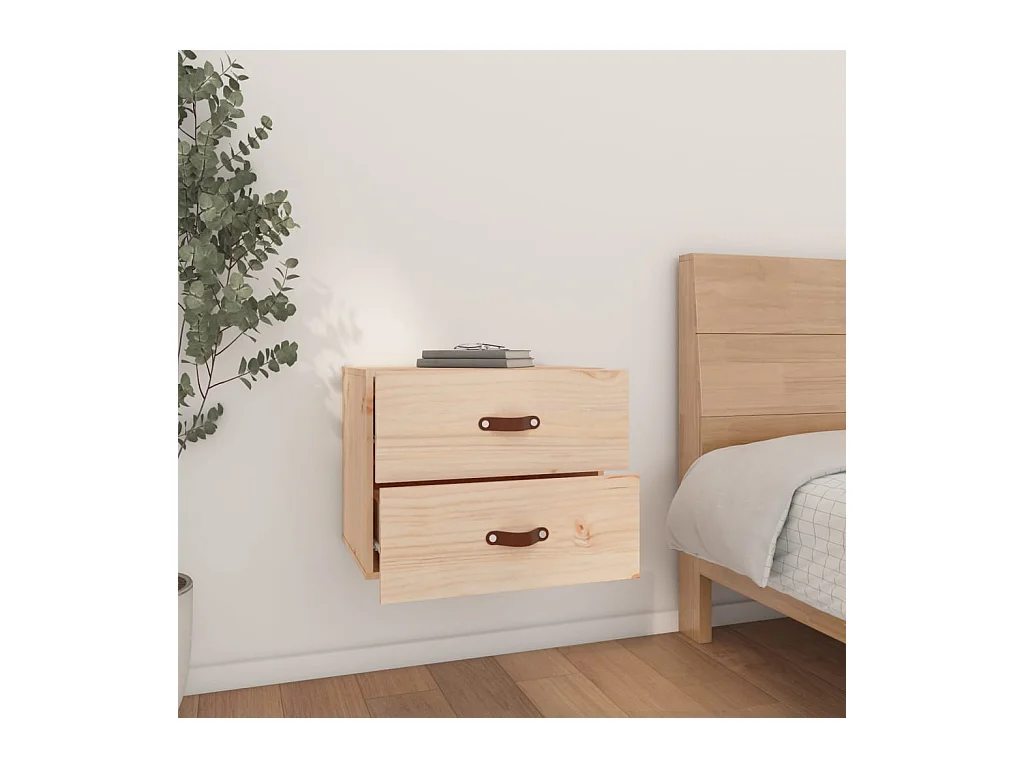 Elmont  Tables de chevet murales 2 pcs 50x36x40 cm