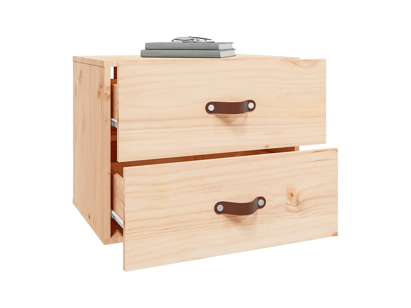 Elmont  Tables de chevet murales 2 pcs 50x36x40 cm