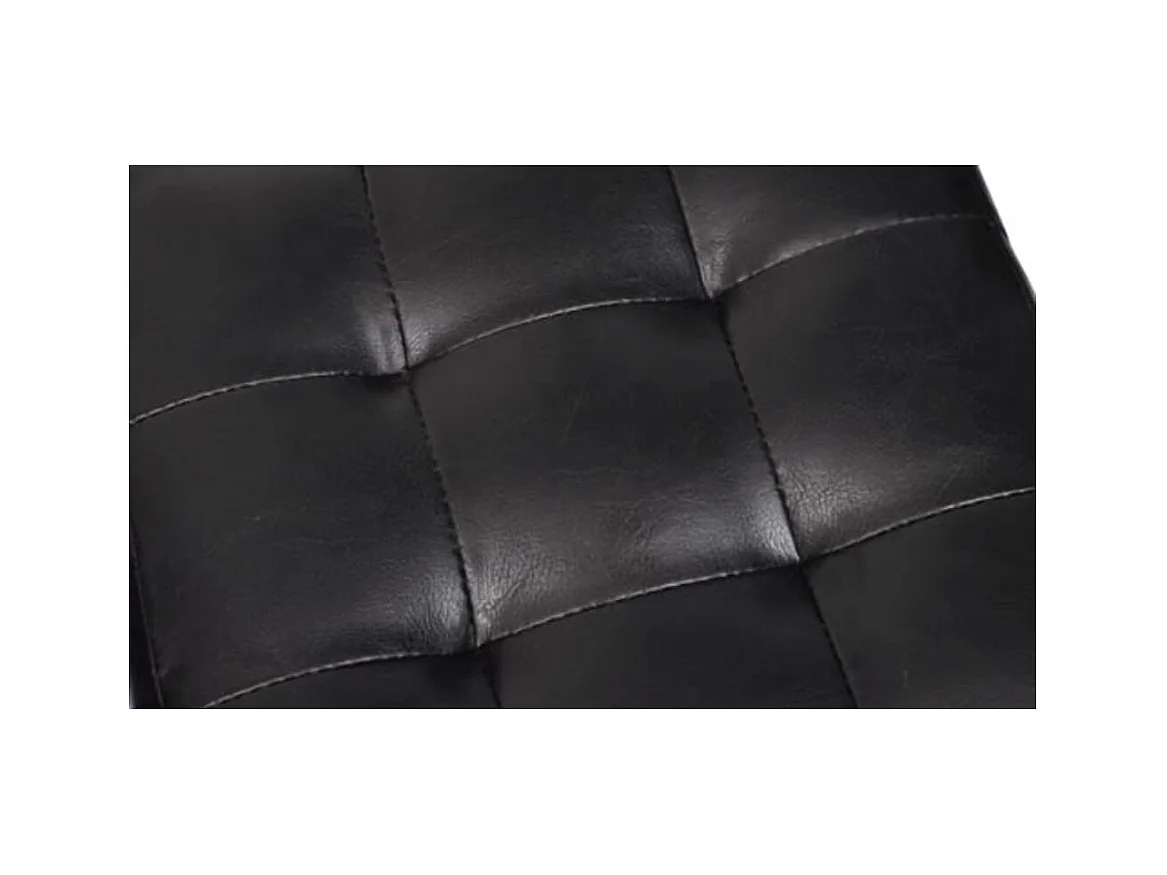 Cæcilie  Tabourets cube Noir