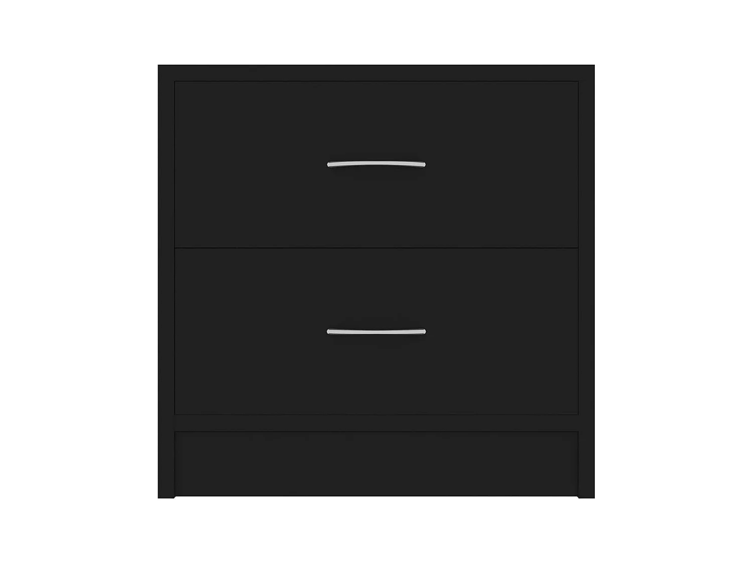 Wytse  Tables de chevet 2 pcs Noir 40x30x40 cm Bois d'ingénierie