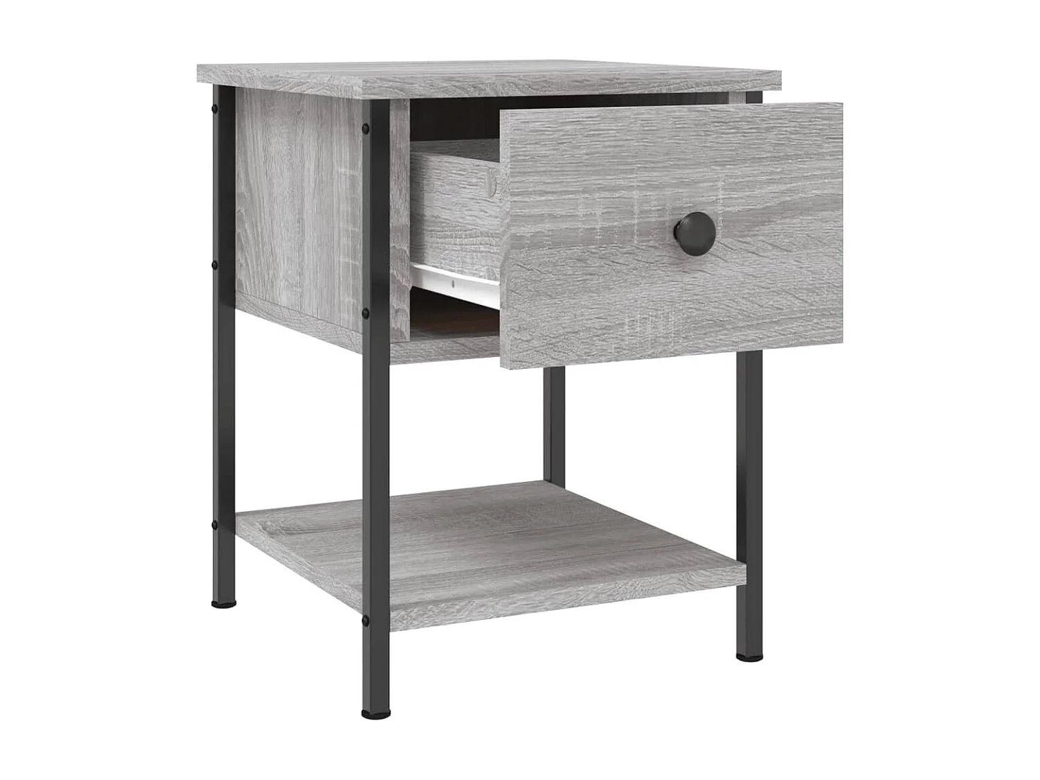 Buffalo  Tables de chevet 2 pcs sonoma gris 34x35,5x45cm bois ingénierie
