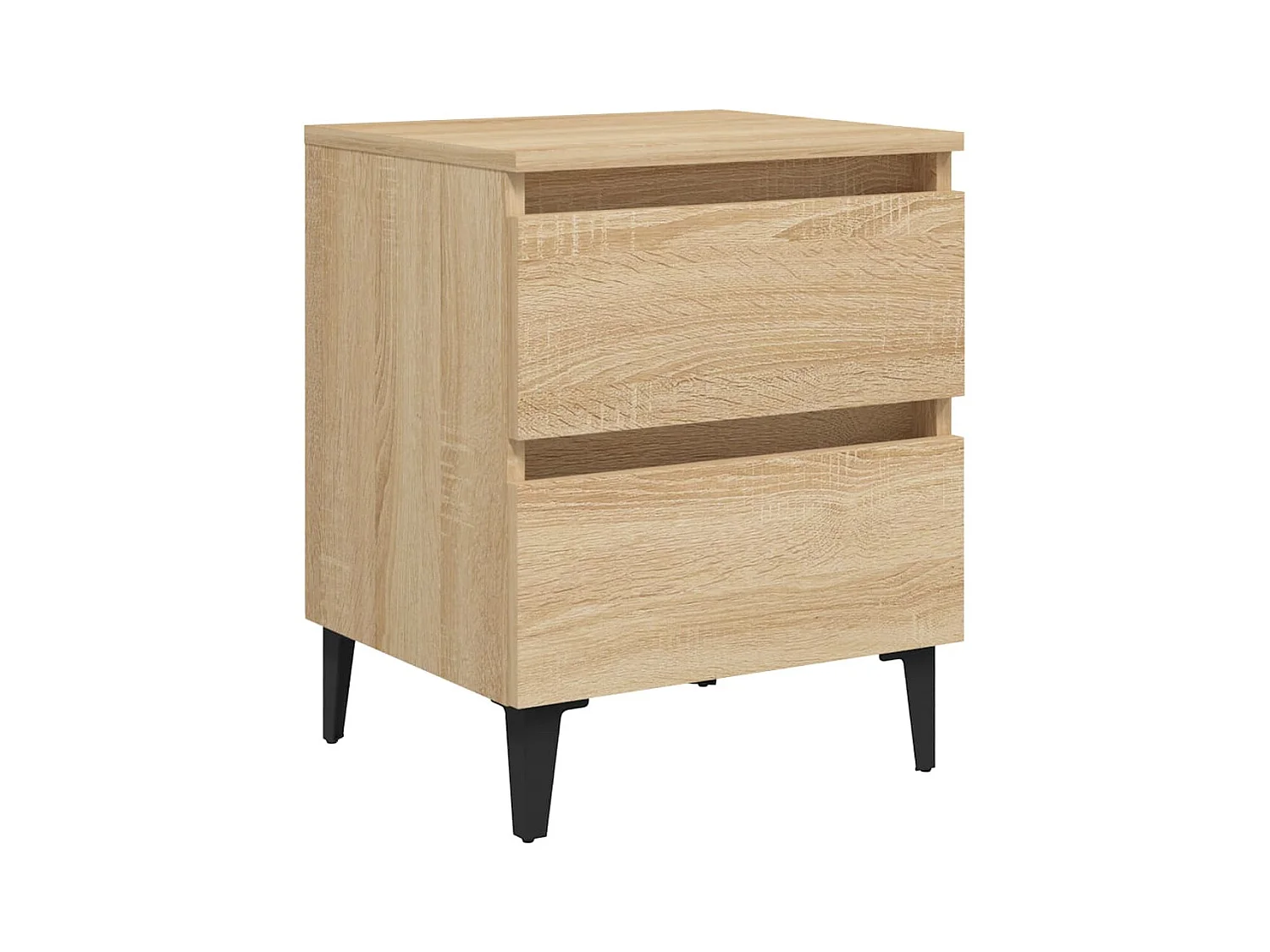 Orvieto  Table de chevet chêne sonoma 40x35x50 cm bois d'ingénierie