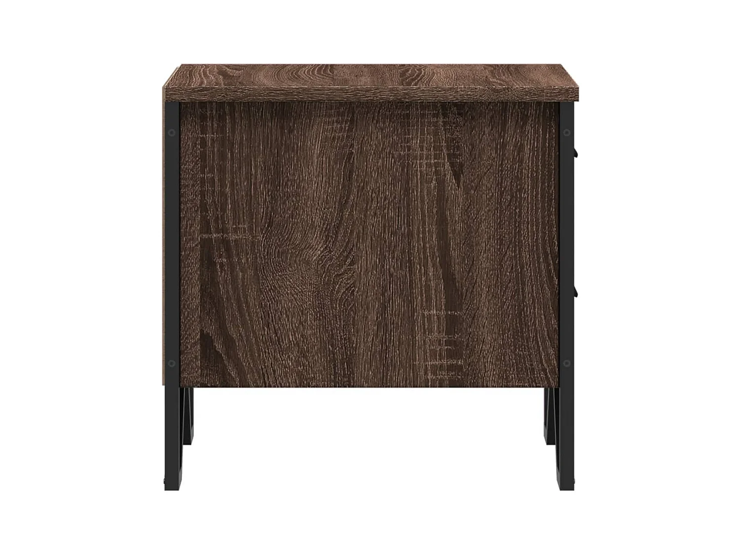 Hanne  Tables de chevet 2pcs chêne marron 40x41x40cm bois d'ingénierie