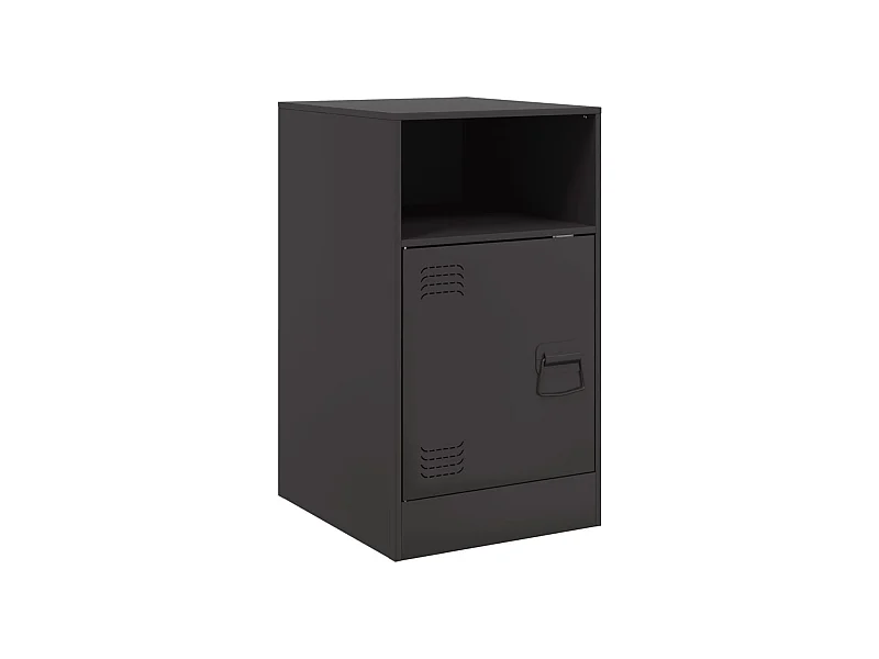 Chasity  Nachtkastje 34,5x39x62 cm staal zwart