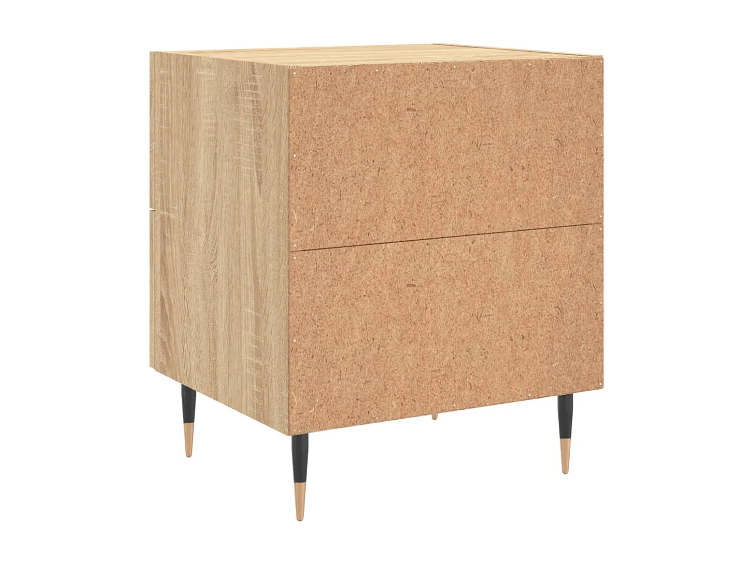 Leidir  Table de chevet chêne sonoma 40x35x47,5 cm bois d’ingénierie