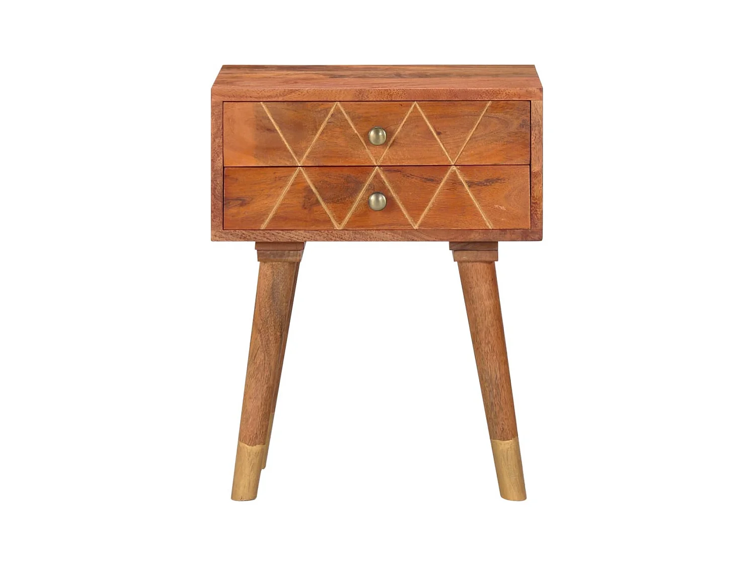 Garden Furniture -  Table de chevet 43 x 30 x 58 cm Bois de manguier massif