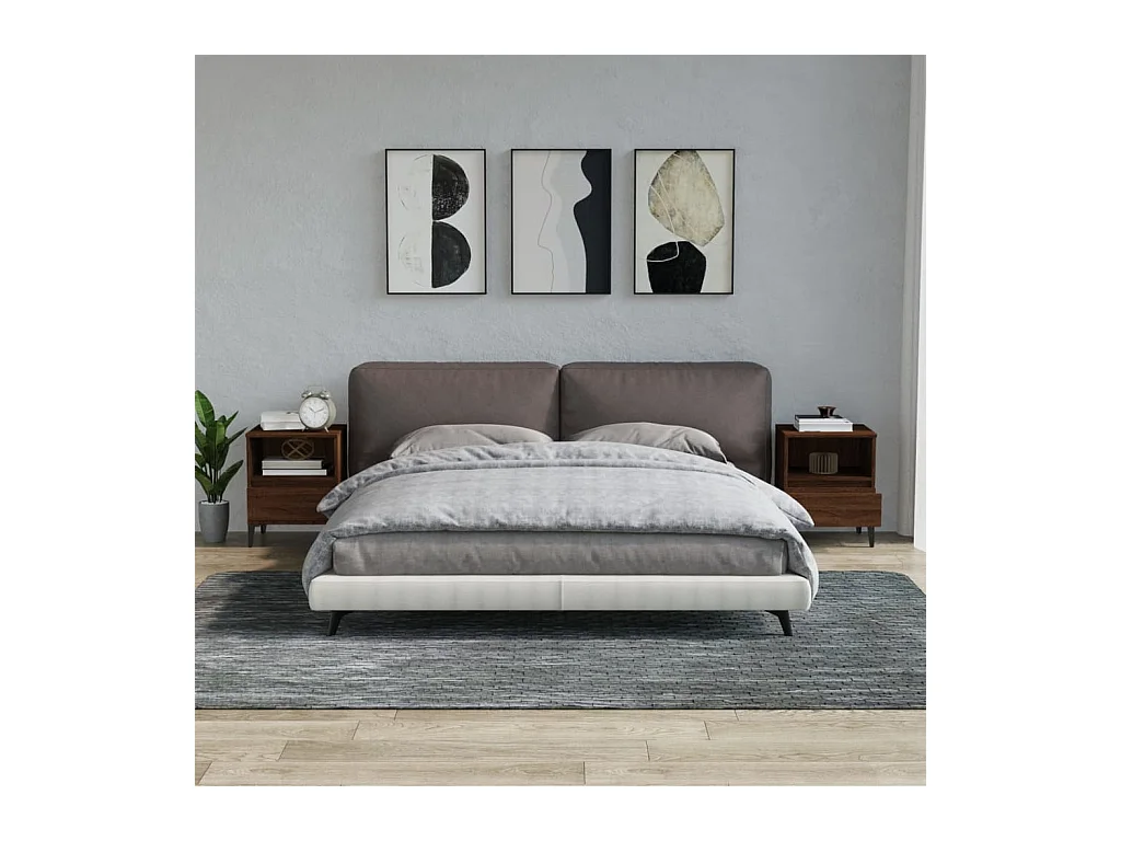 Centennial  Tables de chevet 2 pcs Chêne marron 40x35x50 cm