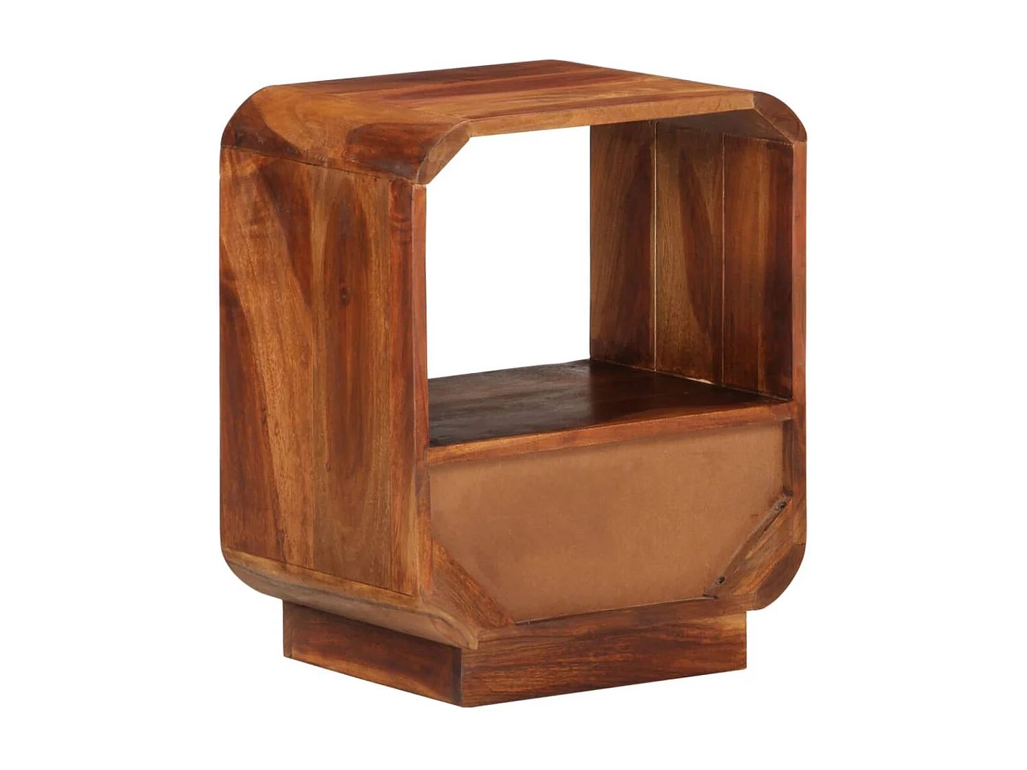 Helindra  Comodini con Cassetto 2 pz in Massello di Acacia 40x30x50 cm