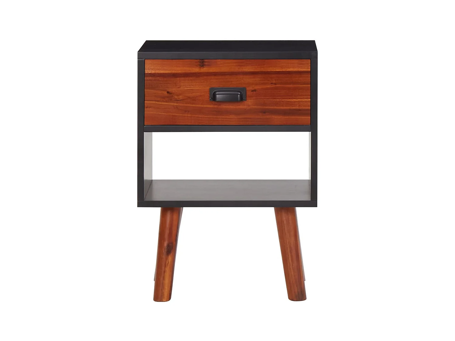 Pierre-Frédéric-Jean  Bois d'acacia massif Tables de chevet 2 pcs 40x30x57 cm