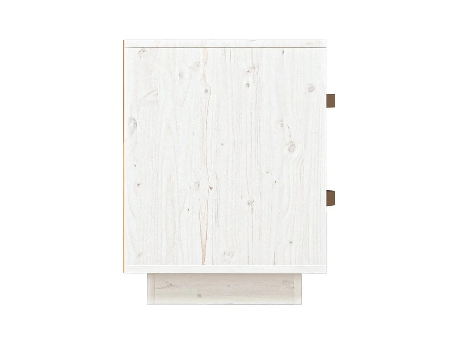 Jean-Marc   Table de chevet Blanc 40x34x45 cm Bois de pin massif